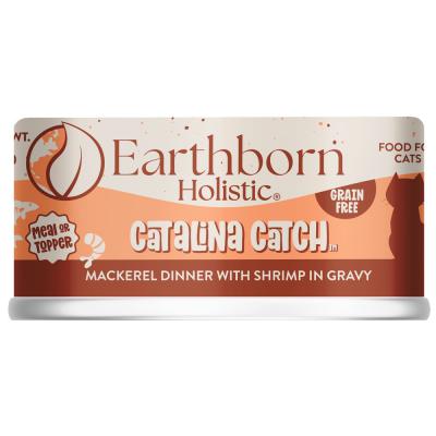 Earthborn Catalina Catch Mackerel Dinner with Shrimp in Gravy Grain Free Cat Food 3 oz.