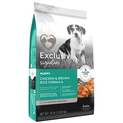 Exclusive Puppy Chicken & Brown Rice 5 lb.