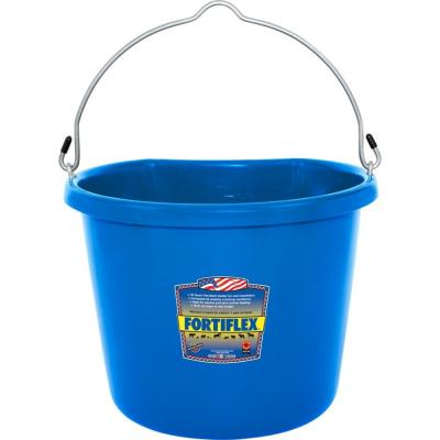 Fortiflex Economy Flat Back Bucket Blue 20 qt.
