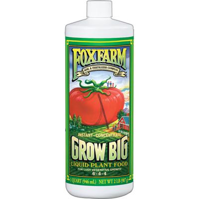 FoxFarm Grow Big Liquid Concentrate 6-4-4 1 QT