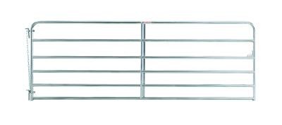 12 ft. x 50 in. Galvanized 6-Bar Tube Gate