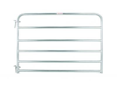 6 ft. x 50 in. Galvanized 6-Bar Tube Gate