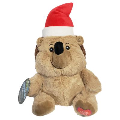 Hero Chuckles Holiday Dog Toy Hedgehog Large