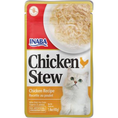 Inaba Chicken Stew Side Dish For Cats Chicken 1.76 oz.