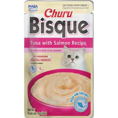 Churu Bisque Rich & Creamy Cat Recipe Tuna & Salmon 1.76 oz.