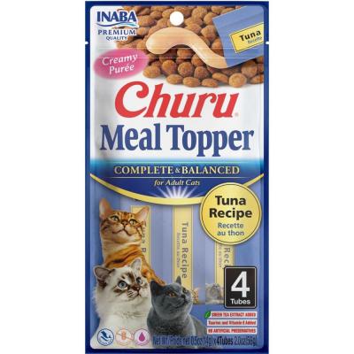 Churu Complete & Balanced Topper For Cats Tuna 2 oz. 4 Pack