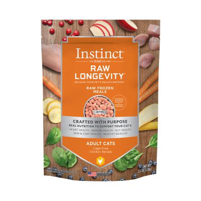 Instinct Cat Frozen Bites Longevity Chicken 2.5 lb.