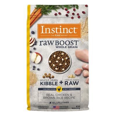Instinct Raw Boost Whole Grain Real Chicken & Brown Rice Recipe 20 lb.