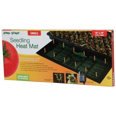 Jump Start Seedling Heat Mat Black 9X19.5 in.