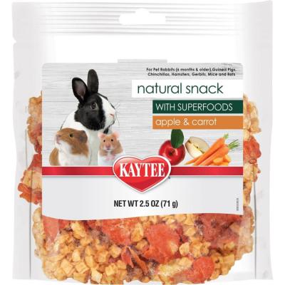 Kaytee Natural Snack Carrot Apple 2.5 oz.