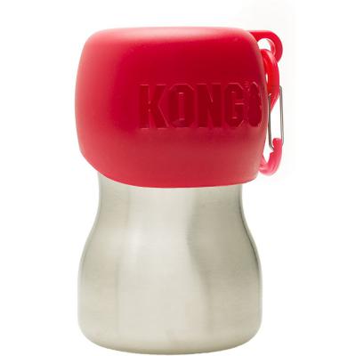 Kong H2O Stainless Steel Water Bottle 9.5 oz. Red