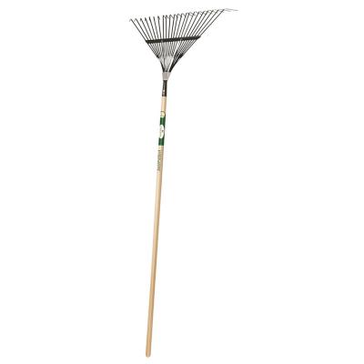 Lawn/Leaf Rake Wood Handle 22-Tine