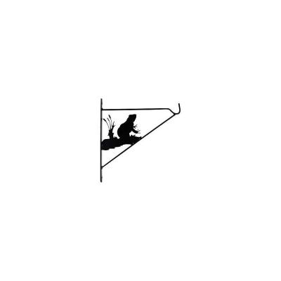 Landscapers Select Plant Bracket 11 in. L Steel Matte Black Wall Mount Mounting