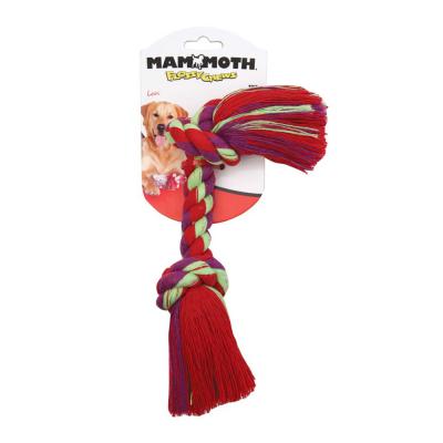 Mammoth Cotton Blend Color Rope Bone Dog Toy Assorted 9 in. SM