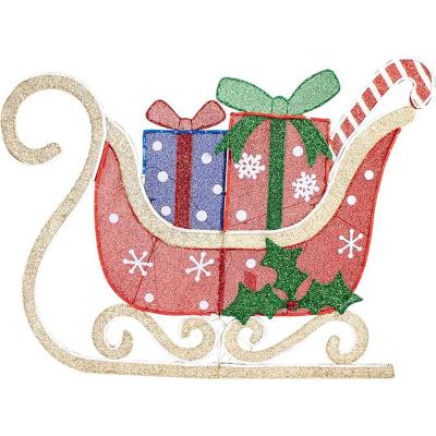 Merrily 50" 2D Sleigh with Presents 240 LED Lights