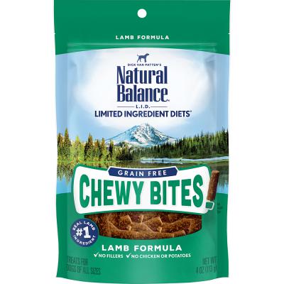 Natural Balance L.I.D. Chewy Bites Lamb Formula Dog Treats 4 oz.