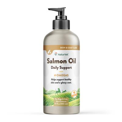 NaturVet Salmon Oil Daily Support Plus Omegas 17 oz.