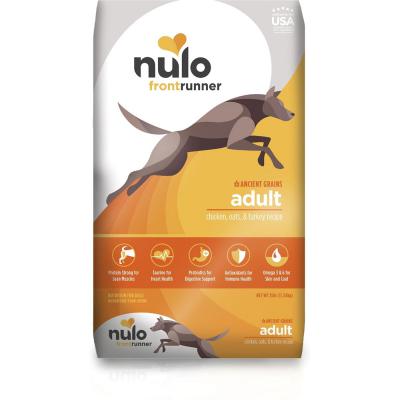 Nulo Frontrunner Adult Dog Grain In Chicken, Oats & Turkey Recipe 11 lb.