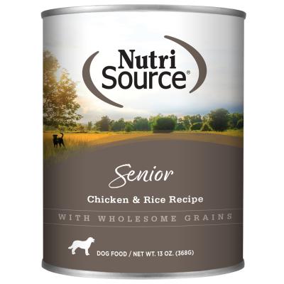 NutriSource Senior Chicken & Rice Recipe 12.3 oz.