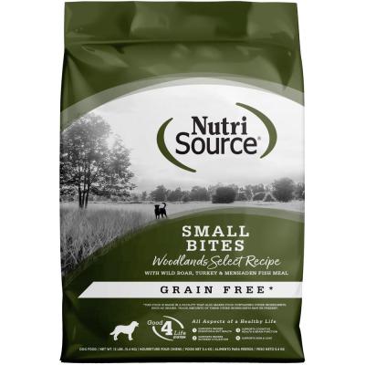NutriSource Woodlands Select Small Bites Grain-Free Recipe 12 lb.