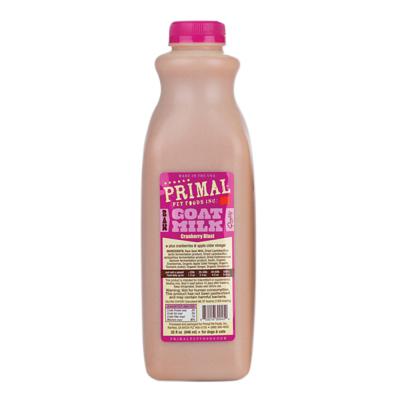 Primal Raw Frozen Goat Milk Cranberry Blast 32 oz.