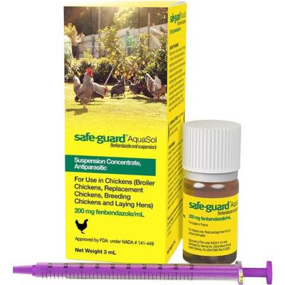 Safeguard Aquasol Chicken Dewormer 3 mL