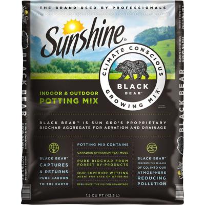 Sunshine Black Bear Indoor & Outdoor Potting Mix 1.5 cu. ft.