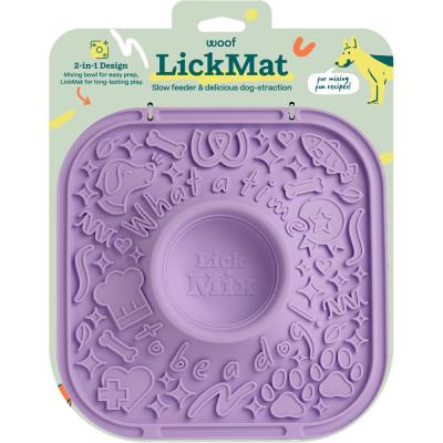 WOOF LickMat for Dogs Slow Feeder Mat Dog Toy