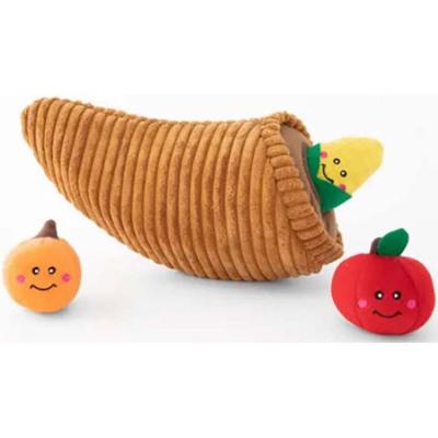 Zippy Paws Squeaky Plush Dog Toy Burrow Cornicopia